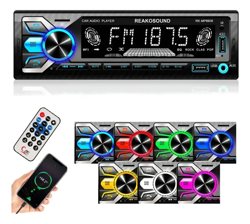Autoestéreo 1-DIN sin pantalla RK-6606