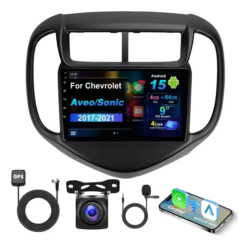Autoestéreo Android para Chevrolet Aveo / sonic 2017-2021