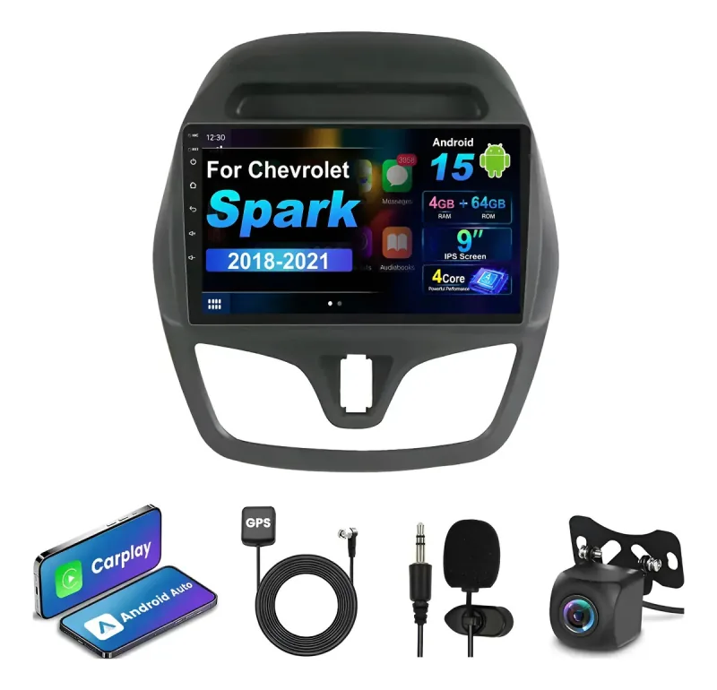 Autoestéreo Android para Chevrolet Spark 2018-2021