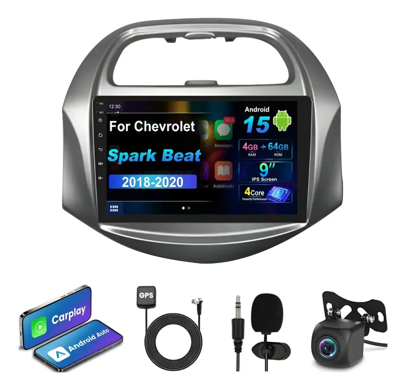 Autoestéreo Android para Chevrolet Spark Beat 2018-2020