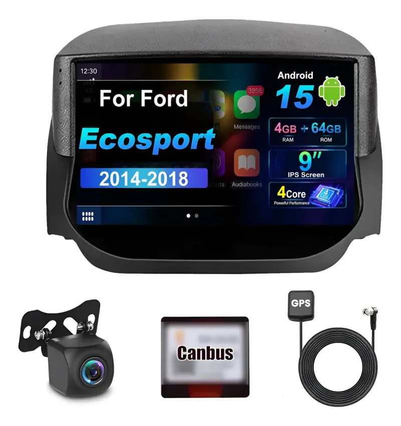 Autoestéreo Android para Ford Ecosport 2014-2018