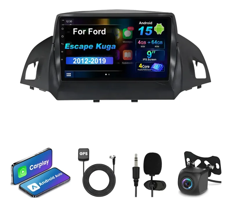 Autoestéreo Android para Ford Escape Kuga 2012-2019