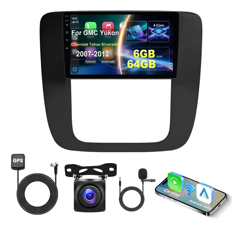 Autoestéreo Android para GMC Yukon Tahoe Silverado 2007-2012