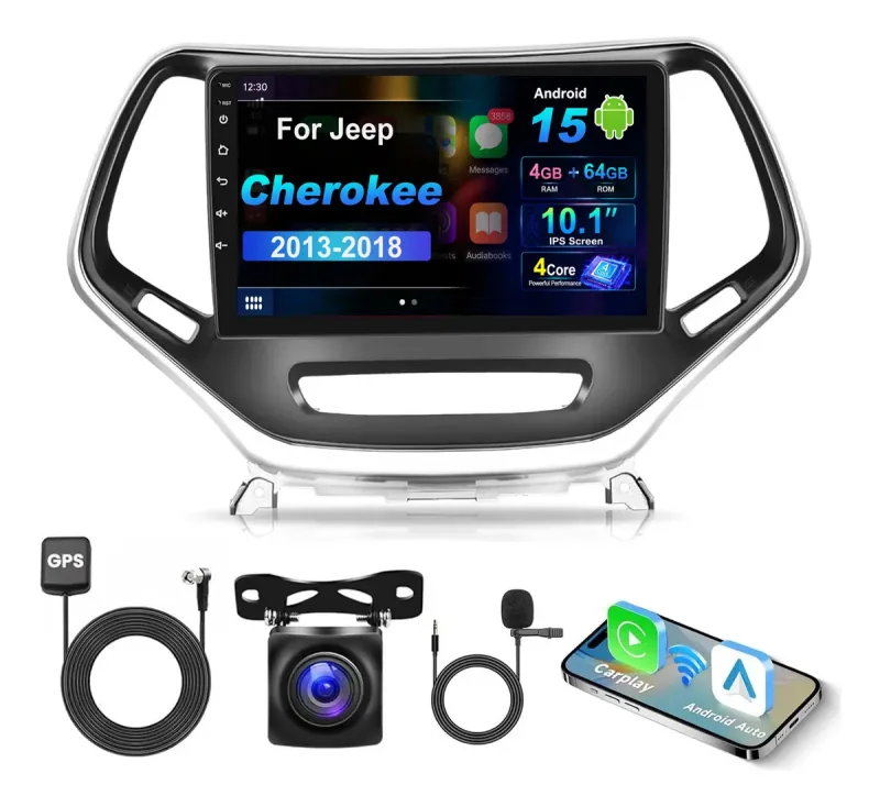 Autoestéreo Android para Jeep Cherokee 2013-2018