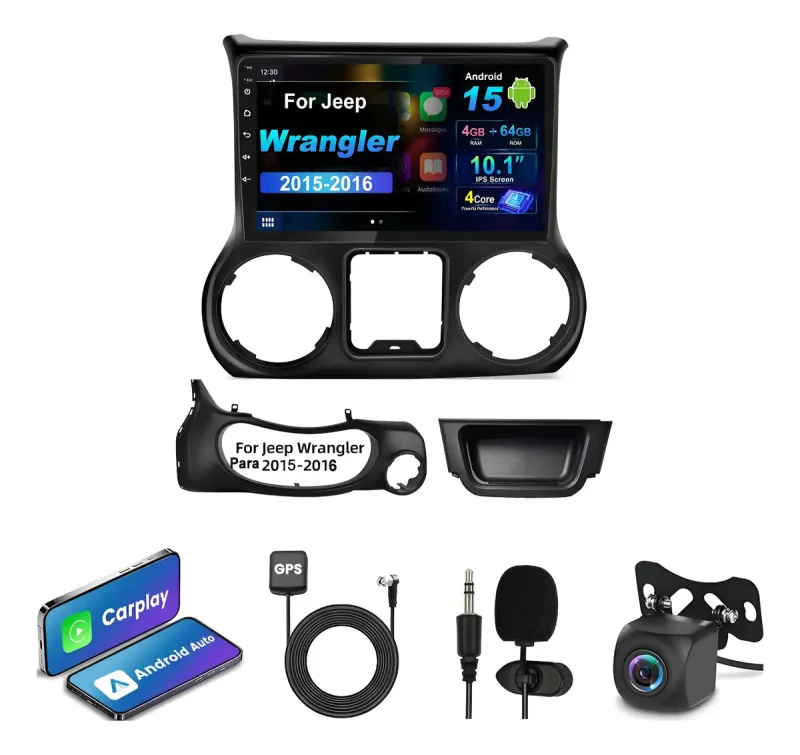 Autoestéreo Android para Jeep Wrangler 2015-2016