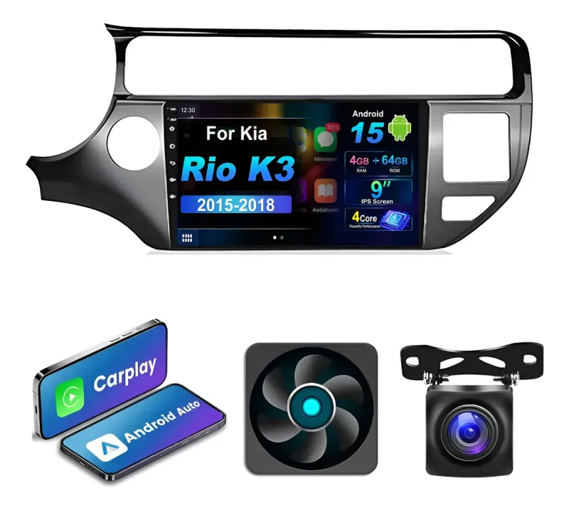 Autoestéreo Android para Kia Rio K3 2015-2018