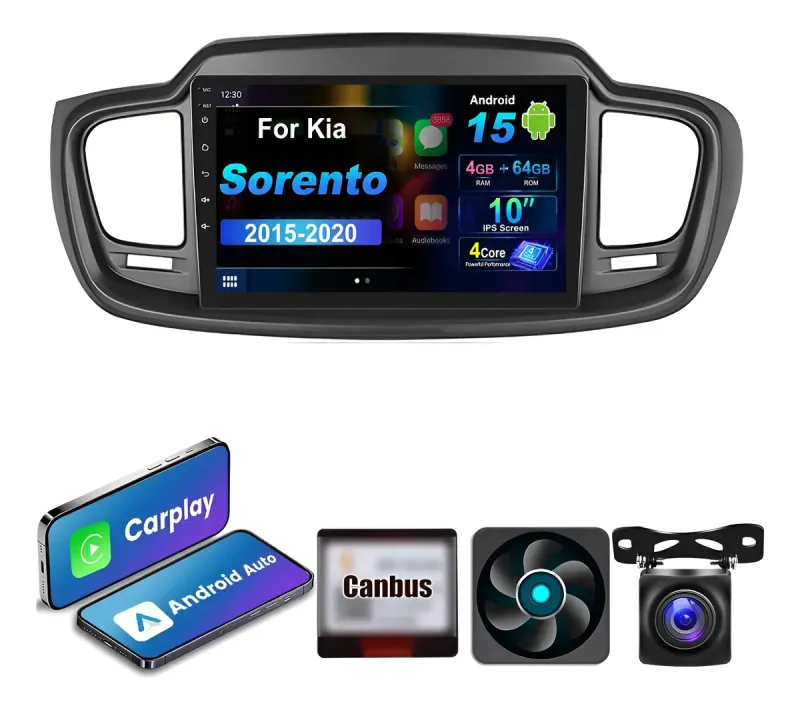 Autoestéreo Android para Kia Sorento 2015-2020