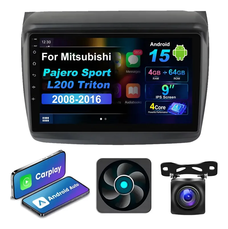 Autoestéreo Android para Mitsubishi Pajero Sport L200 Triton 2008-2016
