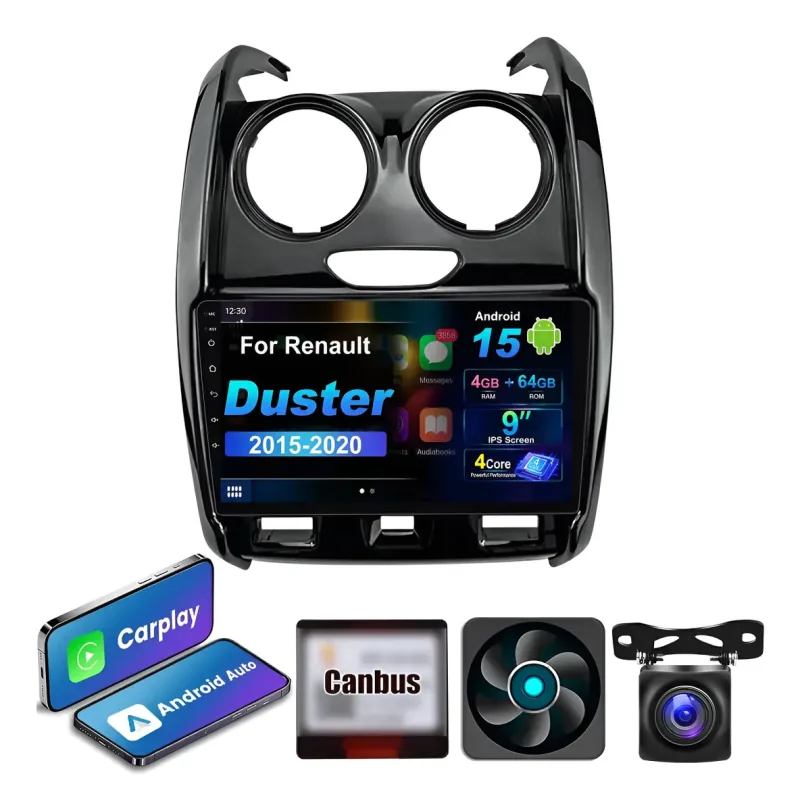 Autoestéreo Android para Renault Duster 2015-2020