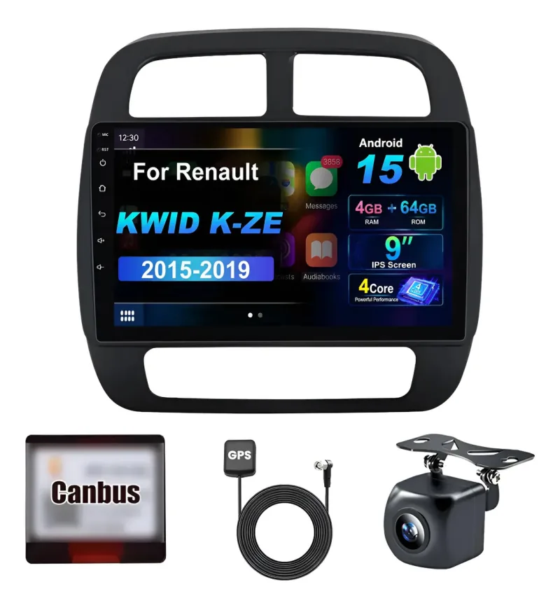 Autoestéreo Android para Renault KWID K-ze 2015-2019