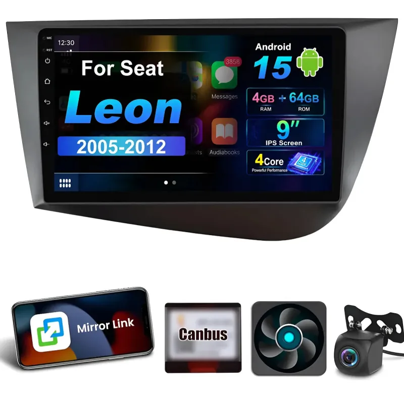 Autoestéreo Android para SEAT Leon 2005-2011