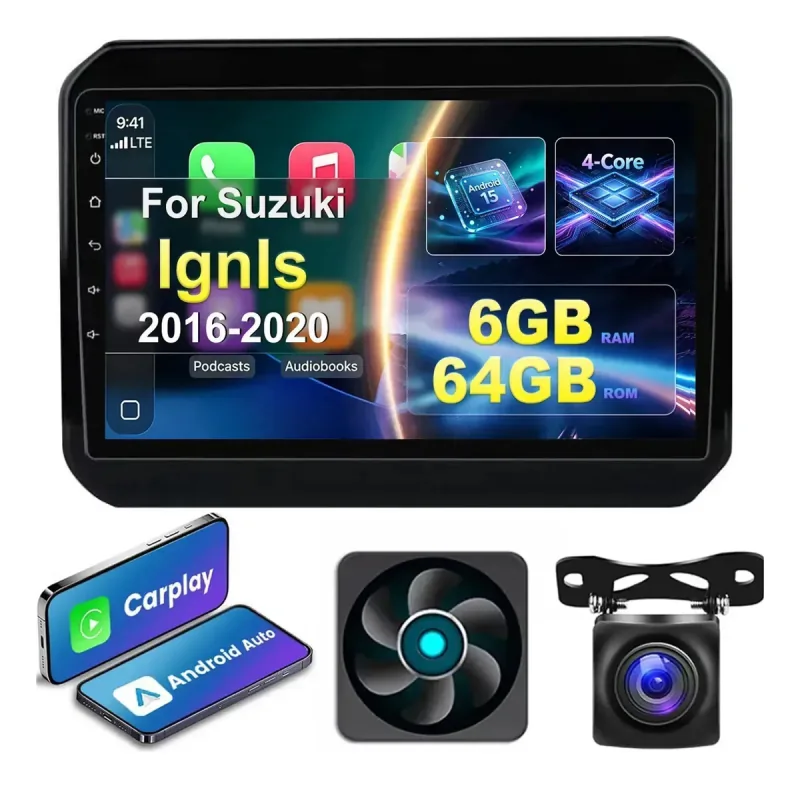 Autoestéreo Android para Suzuki Ignls 2016-2020