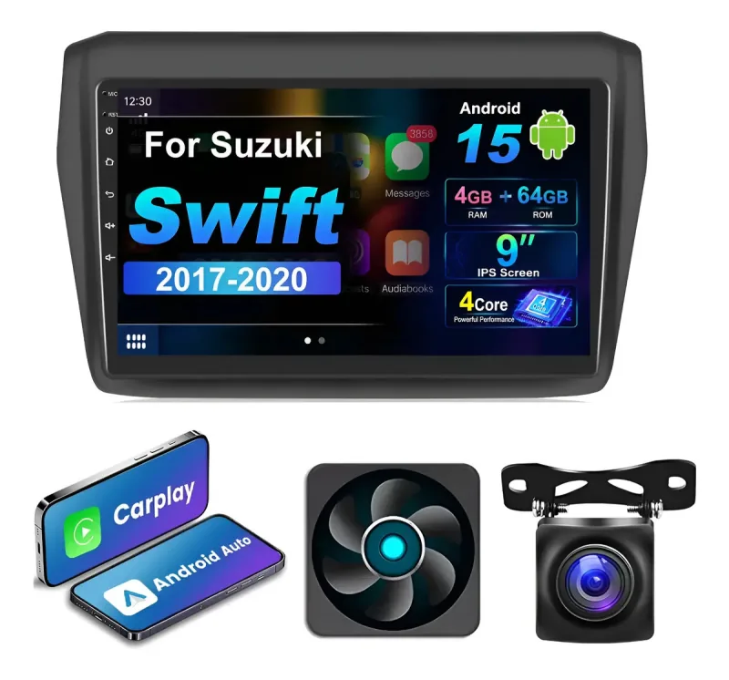 Autoestéreo Android para Suzuki Swift 2017-2020