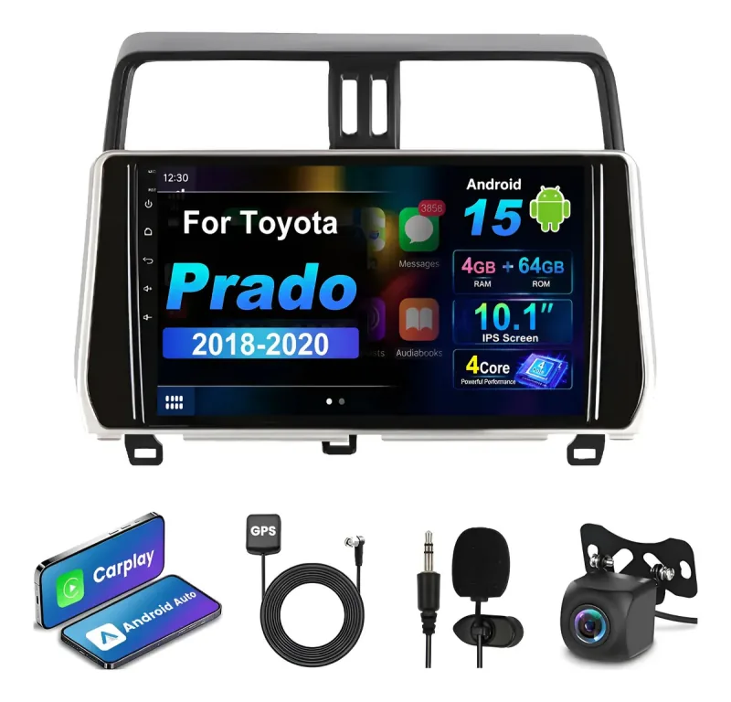 Autoestéreo Android para Toyota Prado 2018-2020