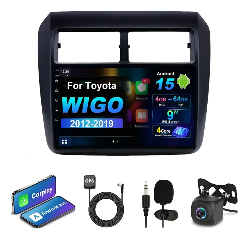 Autoestéreo Android para Toyota WIGO 2012-2019