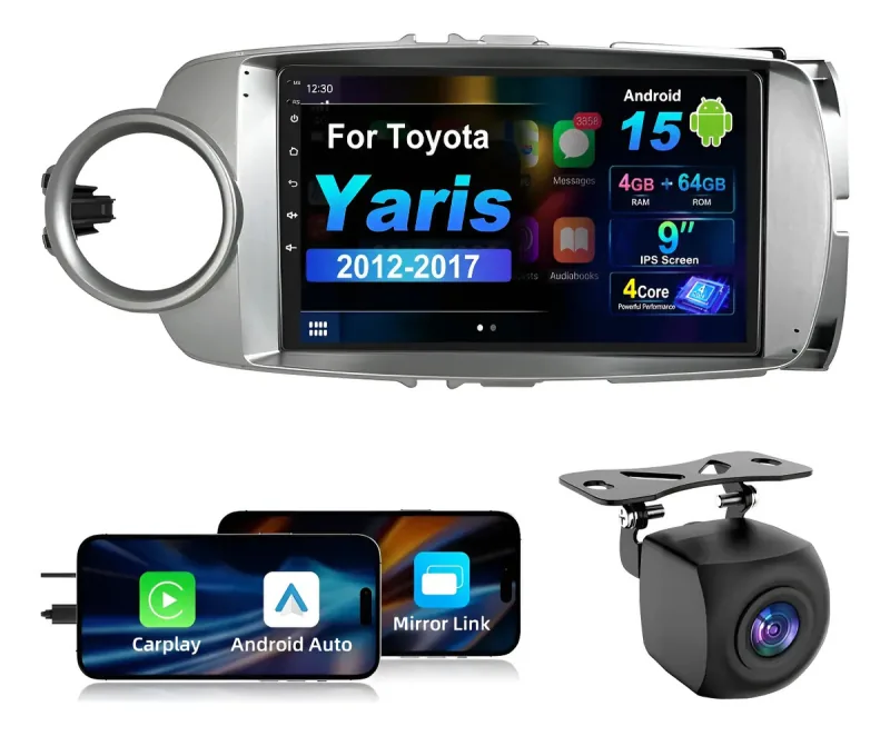 Autoestéreo Android para Toyota Yaris 2012-2017