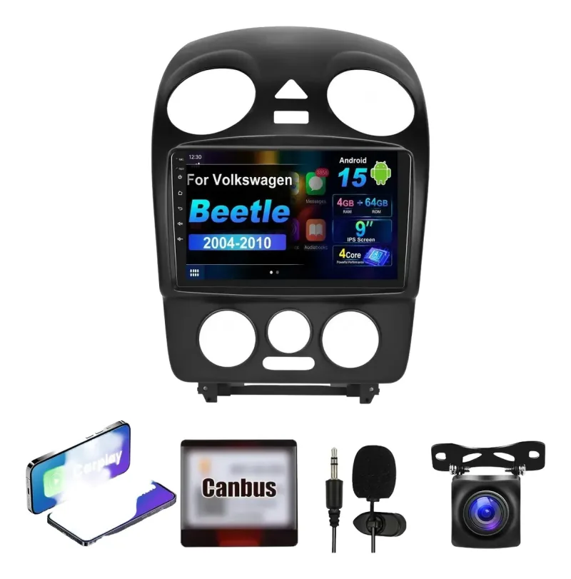 Autoestéreo Android para Volkswagen Beetle 2004-2010