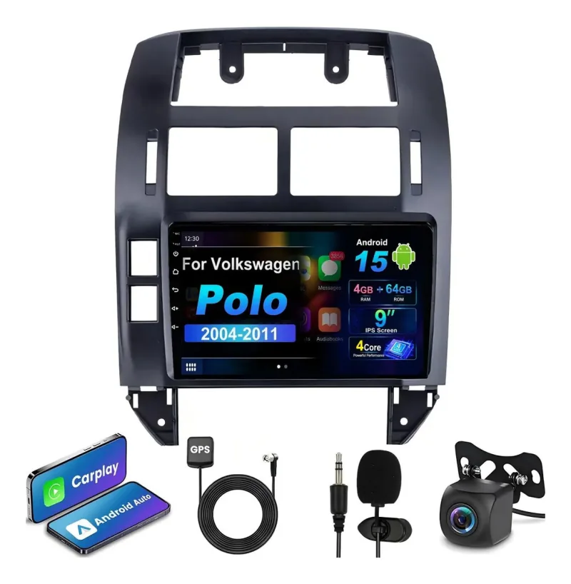 Autoestéreo Android para Volkswagen Polo 2004-2010