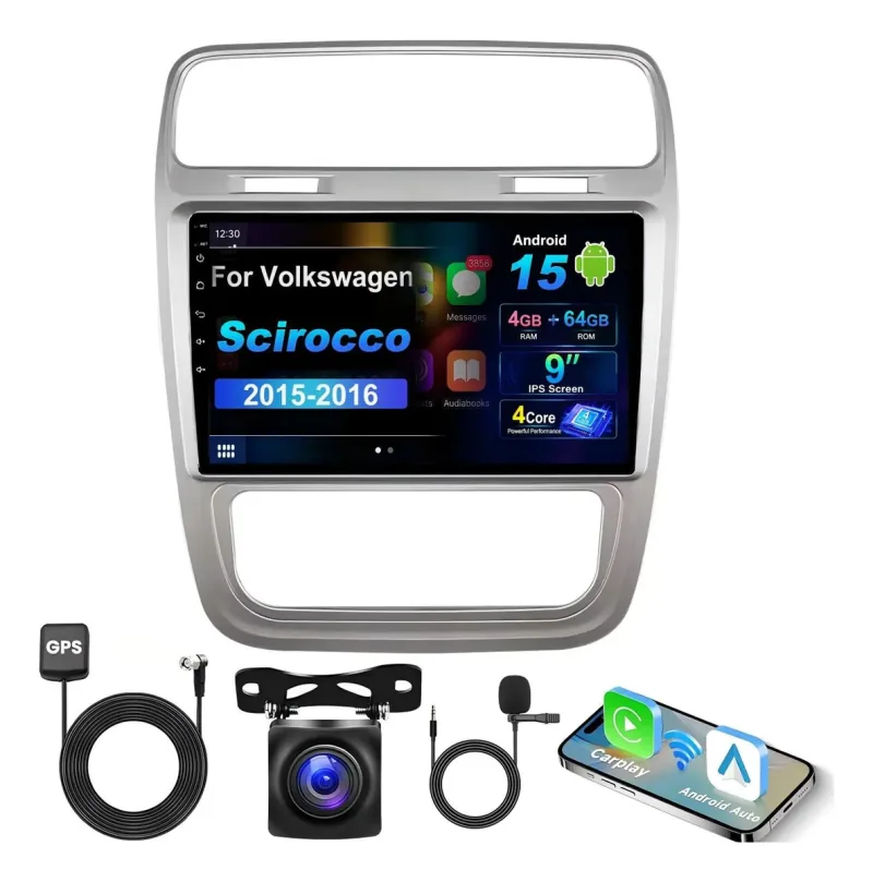 Autoestéreo Android para Volkswagen Scirocco 2015-2016